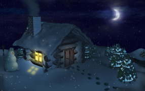 Снежная зима