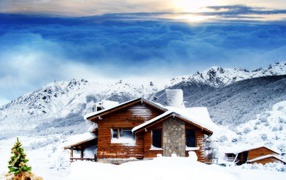 Зимний домик