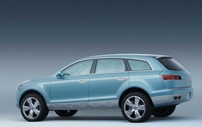 Голубая Ауди