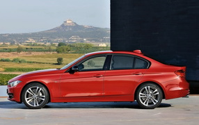 Red BMW-3-Series-Sedan
