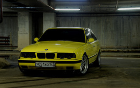 BMW M5 parked