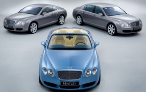 Красивый Bentley Continental