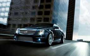 Cadillac CTS-V in movement