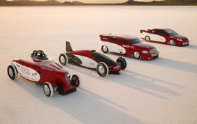 Chevrolet на солевом озере