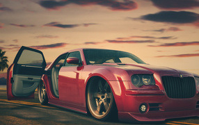 300c, красный