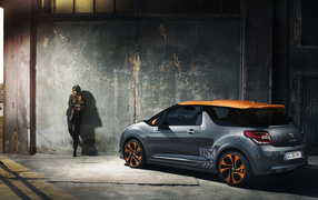 Citroen DS3 Racing в ангаре