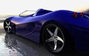 Синий Феррари