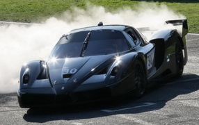 Феррари FXX на гонке