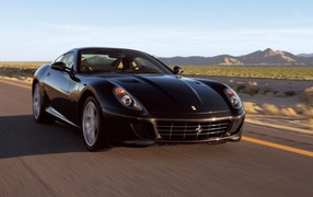 Черный Феррари 599 GTB