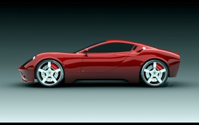 Отличный дизайн автомобиля Ferrari