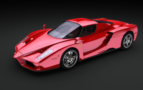 Красный Ferrari Enzo