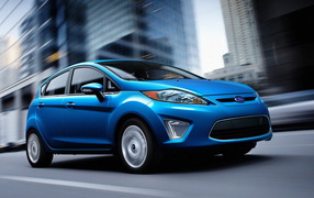 Ford Fiesta в городе
