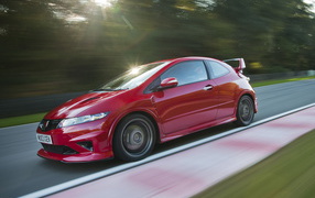 Honda Civic Type-R motion in joy