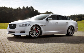 Jaguar-XJ Sport на солнце