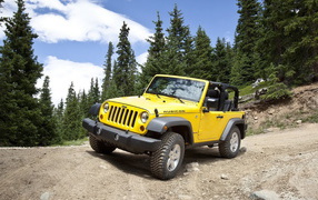 Yellow Jeep-Wrangler
