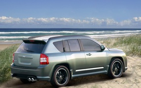 Jeep Compass у моря