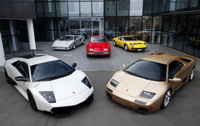 Different Lamborghinis