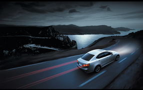 Lexus IS 250 ночная поездка