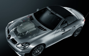 Прозрачный Mercedes