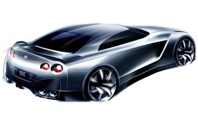 Рисунок прототипа Nissan GT R