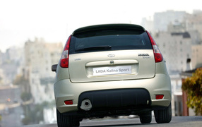 Лада Калина Спорт вид сзади
