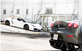 Lamborghini Gallardo and Ferrari