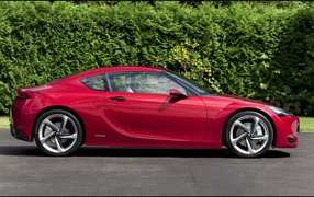 Красный авто