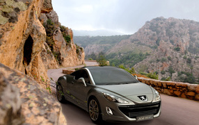 Peugeot 308 RC дорога в горы