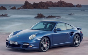 Porsche Carrera blue