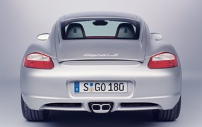 Porsche Cayman вид сзади