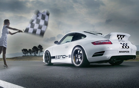 Porsche  выход на финиш