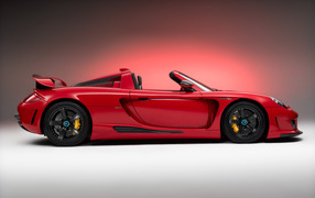Porshe Carrera GT, красный