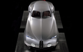 BMW  Концепт, серебристый,