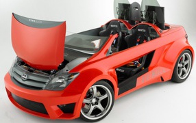 Красная Тойота