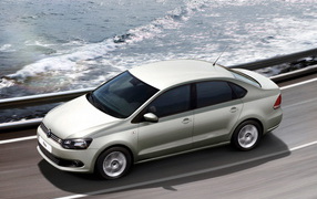 Фольксваген Поло в движении