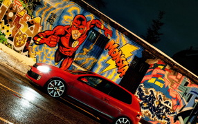 Volkswagen Golf GTI на улицах города