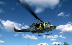 Военный вертолет обои Авиация
