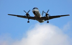 SAAB 2000 plane