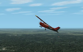 Самолет в небе