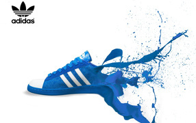 Adidas in blue