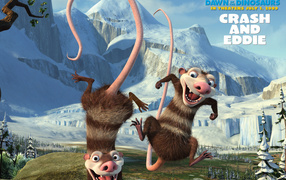 Ледниковый период 3 Эра динозавров / Крэш и Эдди