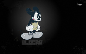 Mickey Mouse in anger