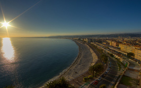 Побережье города