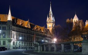 Вид на ночной город