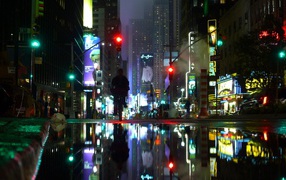 Огни ночного города