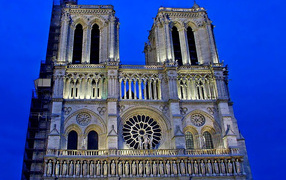 ночной Париж