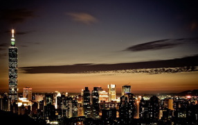 Тайбей, небоскребы