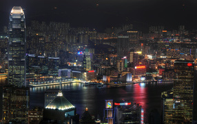 The night in Hong Kong