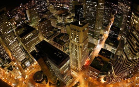 Вид города сверху