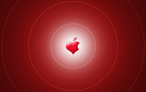 Apple, heart